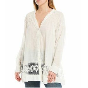 NWT Free People Green Gardens Tunic